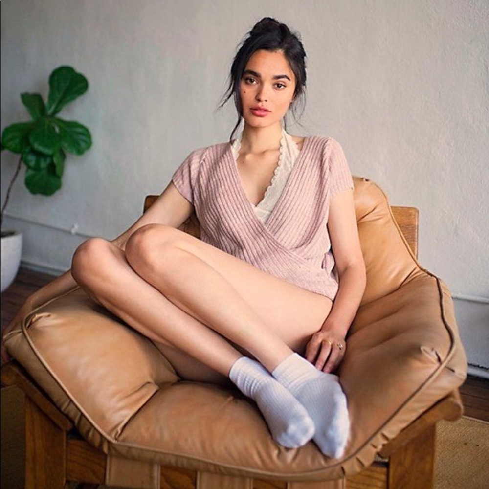 Free People FP Beach Coco Sweater Top Linen